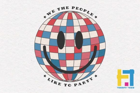 4th of July Party America SVG Design