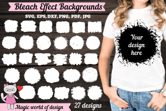 Bleach Effect Background Mega Bundle Svg