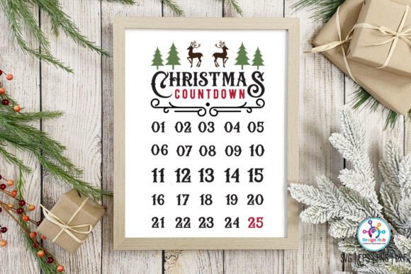 Christmas Countdown Sign SVG Review