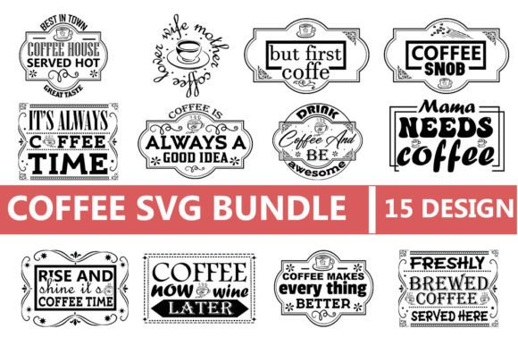 Coffee Vintage SVG Bundle: A Designer's Review for Embroidery