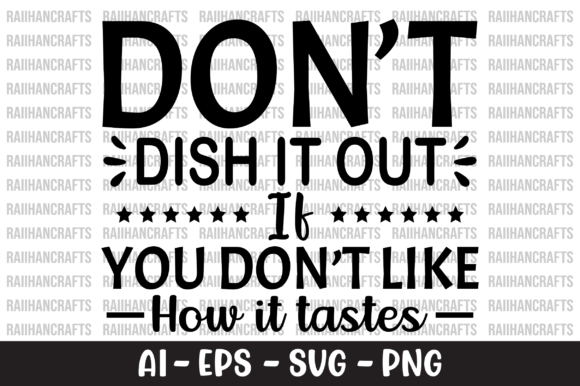 Don't Dish It Out If You Don't Like SVG
