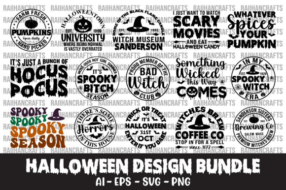 Halloween Design Bundle SVG