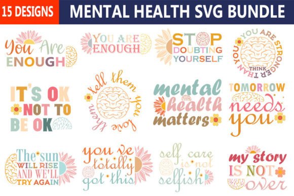 Mental Health Retro Svg Bundle: A Designer's Stitch Review