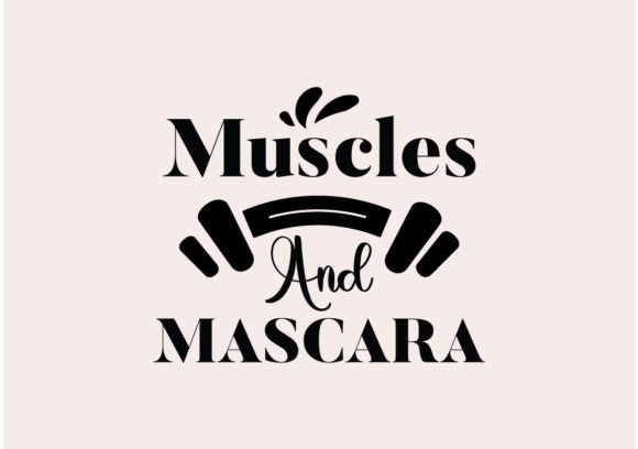 Muscles and Mascara SVG: A Designer's Take on Bold Embroidery