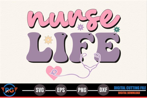 Nurse Life Retro SVG: A Designer's Take on Stitching It