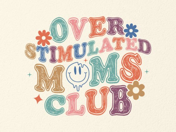 Over STIMULATED MOMS CLUB SVG: A Designer's Take