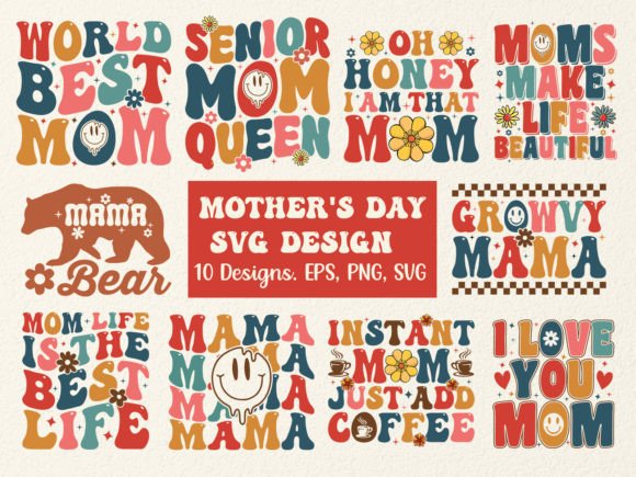 Retro Mother's Day SVG Bundle: A Designer's Review