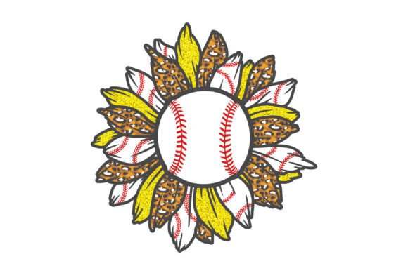 Sunflower Baseball SVG Sublimation Shirt