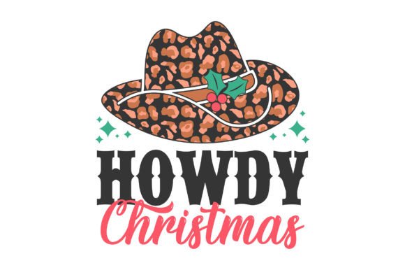 Western Christmas Retro SVG Sublimation